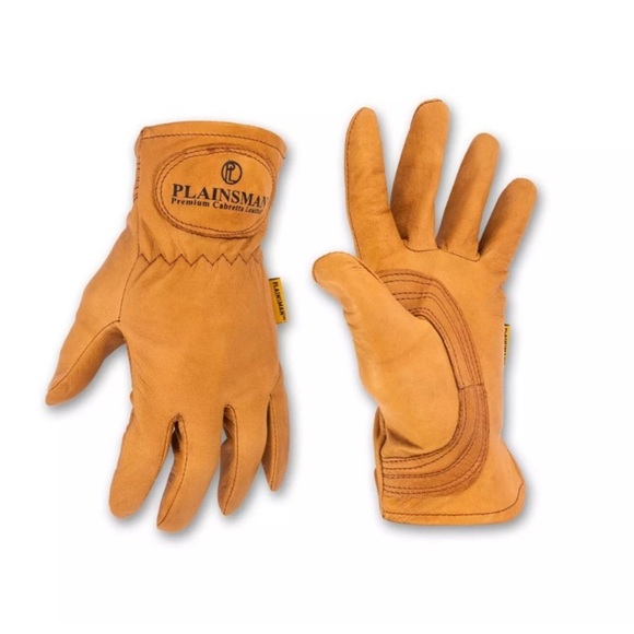Plainsman premium cabretta leather tan brown leather mens size small work gear - Picture 1 of 6